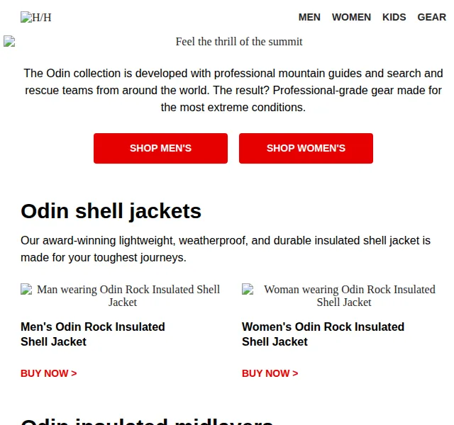 Helly Hansen: Nová kolekce Odin – červenec 2026 | Nuslet.cz