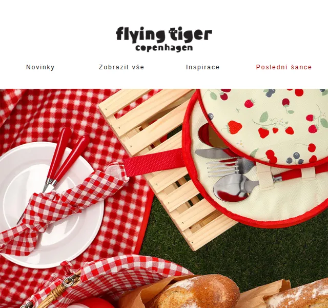Flying Tiger Copenhagen: piknikové vybavení – červenec 2026 | Nuslet.cz