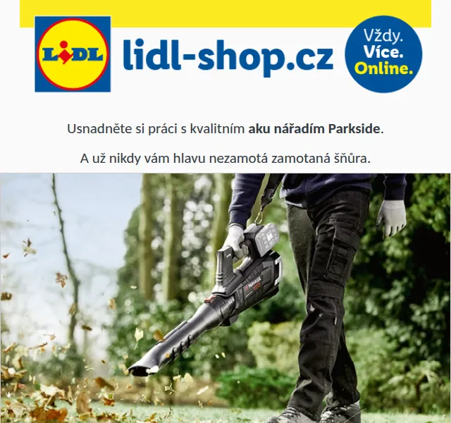 Lidl: Aku nářadí Parkside se slevou až 12% – červenec 2026 | Nuslet.cz