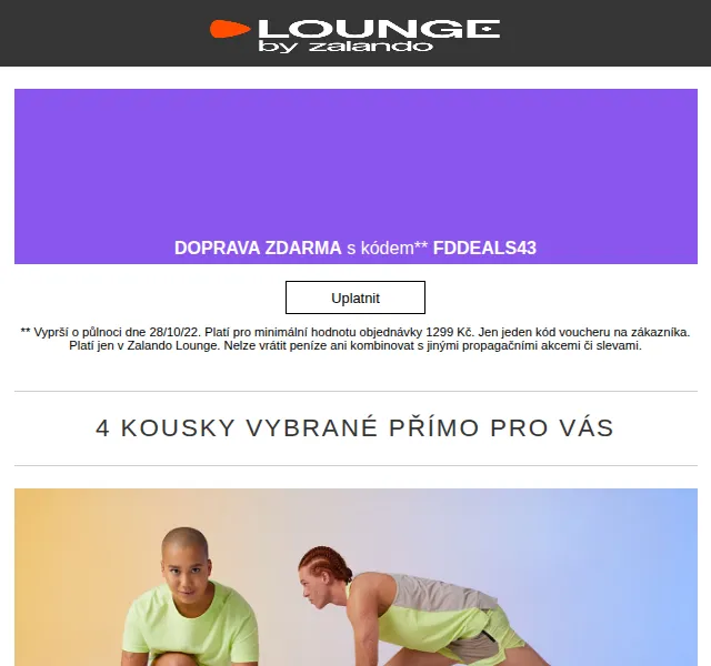Lounge by Zalando: Slevy až 75 % v Dnech lahodných nabídek – červen 2026 | Nuslet.cz