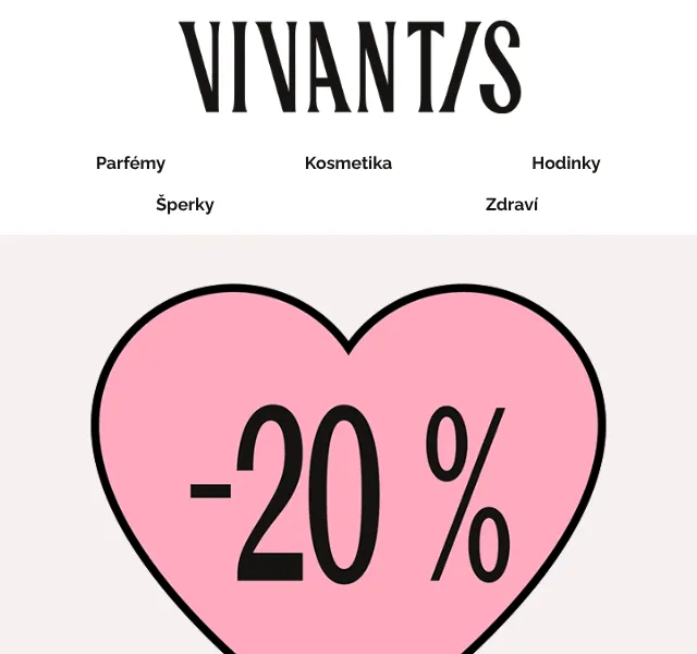 Vivantis.cz: -20 % na vybrané značky s kódem – srpna