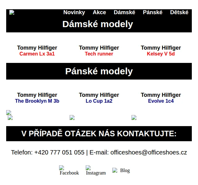 Office Shoes: Novinky Tommy Hilfiger – červenec 2026 | Nuslet.cz