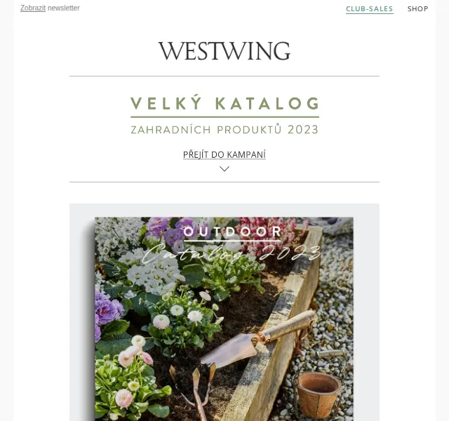 Westwing: Zahradní katalog 2023 – konec června 2026 | Nuslet.cz