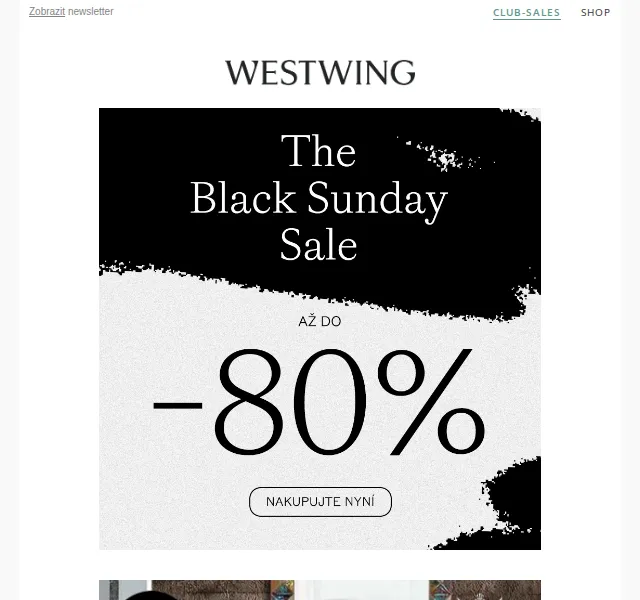 Westwing: Black Sunday slevy až -80 % – červenec 2026 | Nuslet.cz