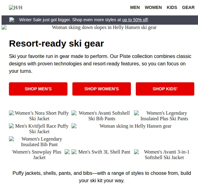 Helly Hansen: Zimní výprodej až 50% sleva – červenec 2026 | Nuslet.cz