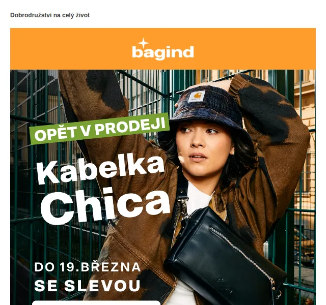 Bagind: Chica crossbody za 1999 Kč – červenec 2026 | Nuslet.cz