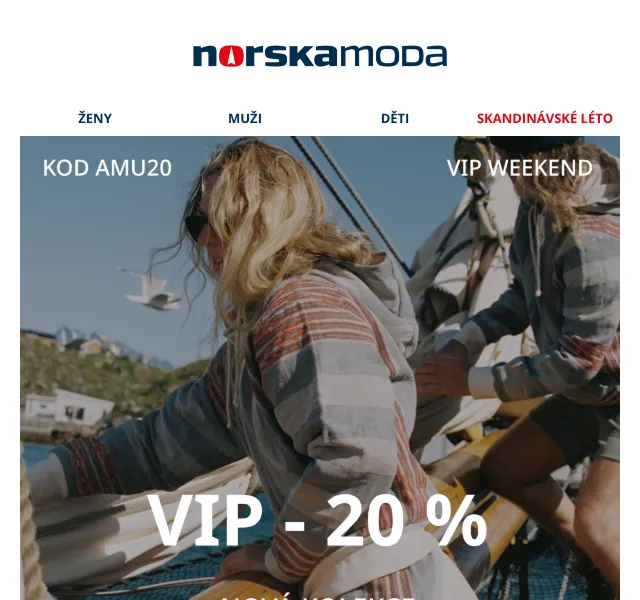 Norskamoda.cz: Amundsen slevy 20 % – květen 2026 | Nuslet.cz