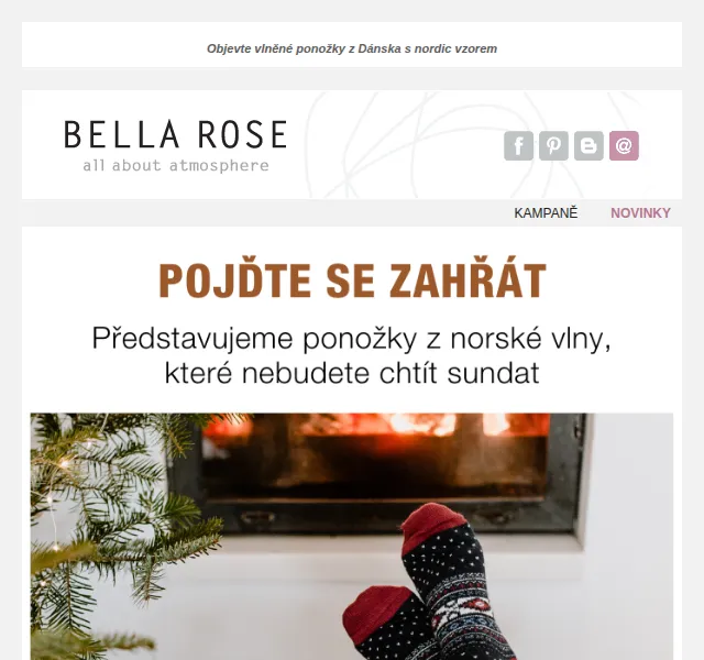 Bella Rose: Vlněné ponožky WOOLWEAR Charm Scandinavia – červen 2026 | Nuslet.cz