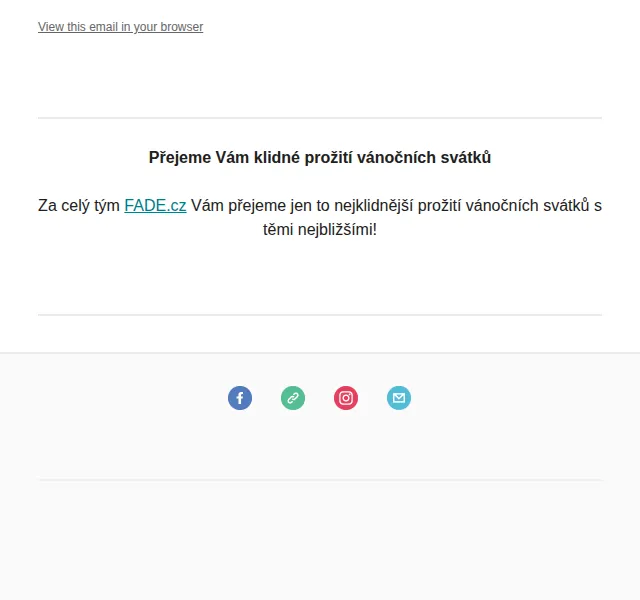 Fade: Vánoční přání 2025 – červen 2026 | Nuslet.cz