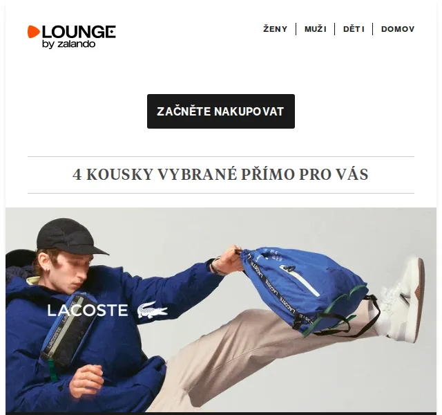 Lounge by Zalando: Lacoste a CMP až 82% sleva – červenec 2026 | Nuslet.cz