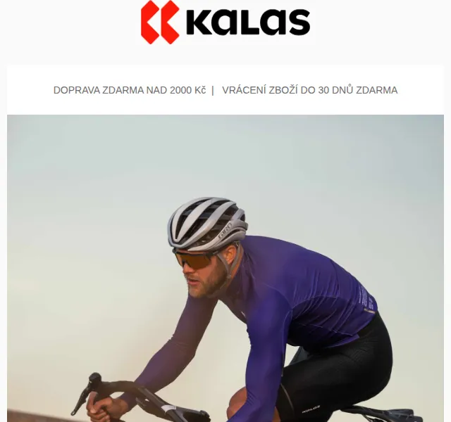 KALAS Sportswear: Zateplené dresy – červenec 2026 | Nuslet.cz
