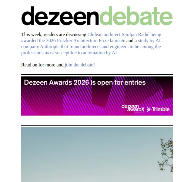 Dezeen Daily: Debata o AI designech – červenec 2026 | Nuslet.cz