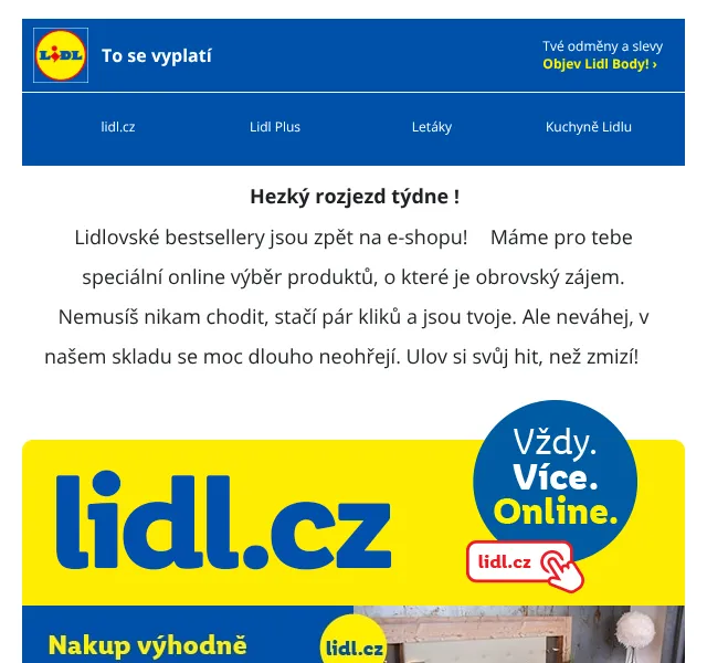 Lidl: 30 % sleva na matrace + další akce – květen 2026