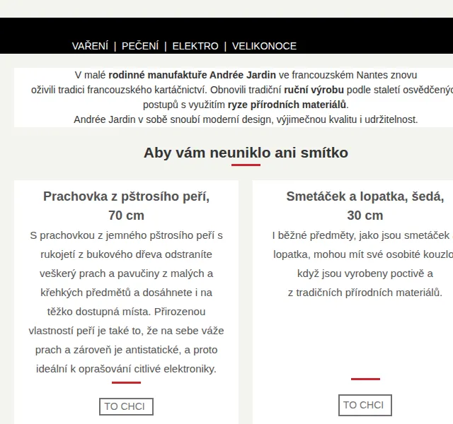 Potten & Pannen: Francouzský šarm Andrée Jardin – červen 2026 | Nuslet.cz