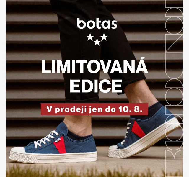 Vasky: Limitka Botas Trikolora od 2 499 Kč – červenec 2026 | Nuslet.cz