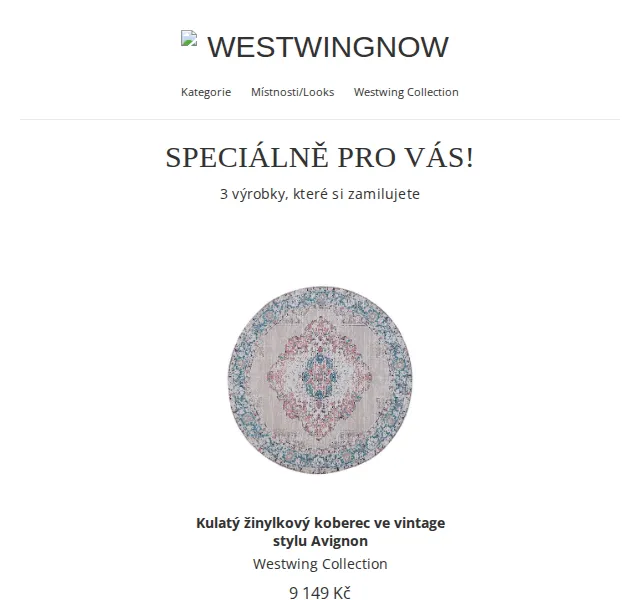 WestwingNow: Kulaté koberce Westwing Collection od 9 149 Kč – červen 2026 | Nuslet.cz