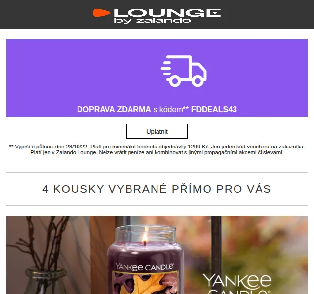 Lounge by Zalando: TOM TAILOR a Yankee Candle až 80 % – červen 2026 | Nuslet.cz