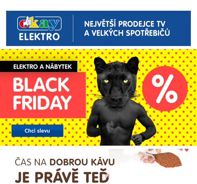OKAY: Slevy na kávovary od 899 Kč – červen 2026 | Nuslet.cz