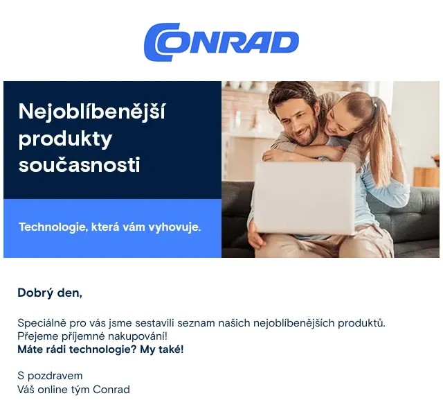 Conrad Electronic: Nejoblíbenější produkty – srpen 2026 | Nuslet.cz