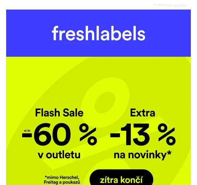 Freshlabels: Flash sale až -60 % na Patagonii a Fjällräven – červenec 2026 | Nuslet.cz