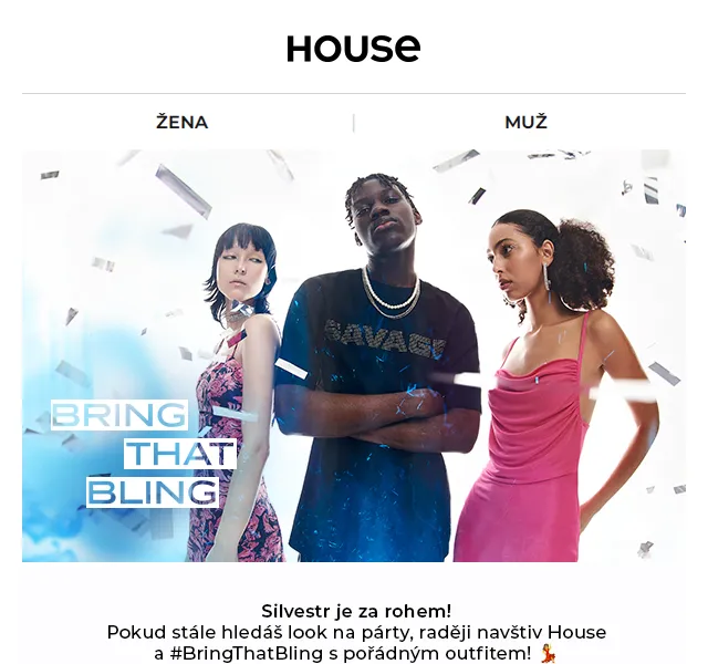 HOUSE: Silvestrovský outfit – červen 2026 | Nuslet.cz