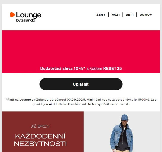 Lounge by Zalando: 10 % sleva Michael Kors, Polo Ralph Lauren – duben 2026
