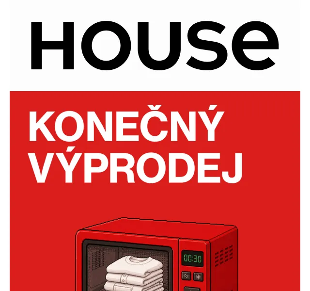 HOUSE: Nízké ceny na oblečení – srpen 2026 | Nuslet