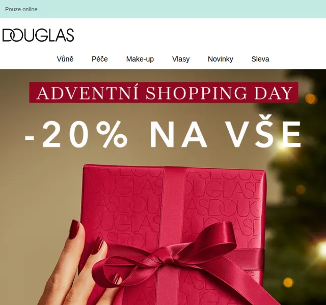 Douglas CZ: Adventní sleva 20 % na všechny dárky – červen 2026 | Nuslet.cz