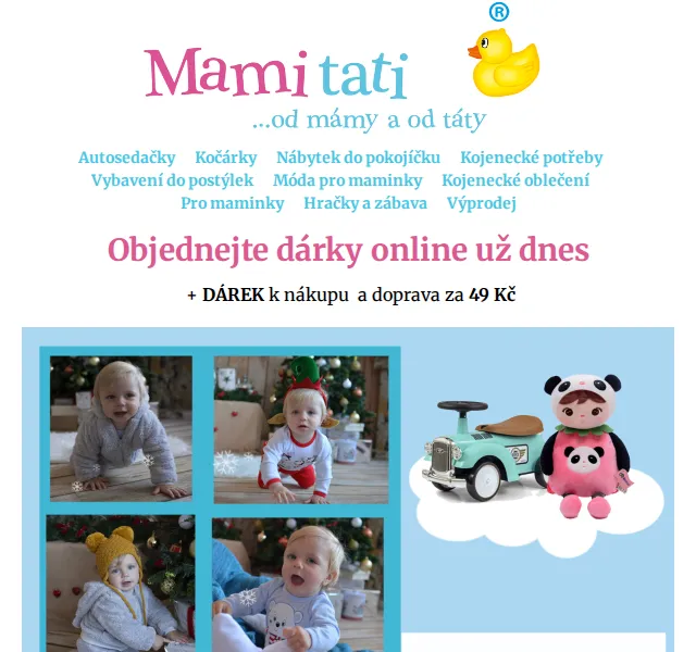 Mamitati.cz: Dárky pod stromeček – červenec 2026 | Nuslet.cz