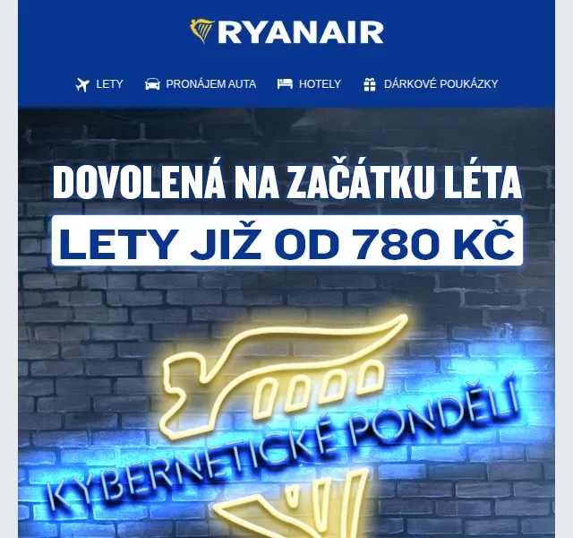 Ryanair: Letenky za zvýhodněné ceny – červen 2026 | Nuslet.cz