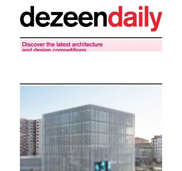 Dezeen Daily: Architektura a design – červenec 2026 | Nuslet.cz