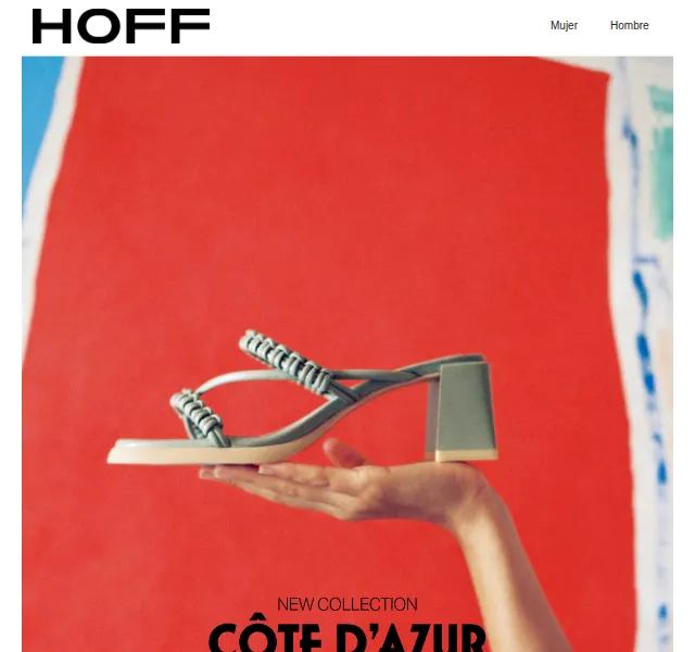 HOFF: Côte d'Azur sandály s designem trenzado – červenec 2026 | Nuslet.cz