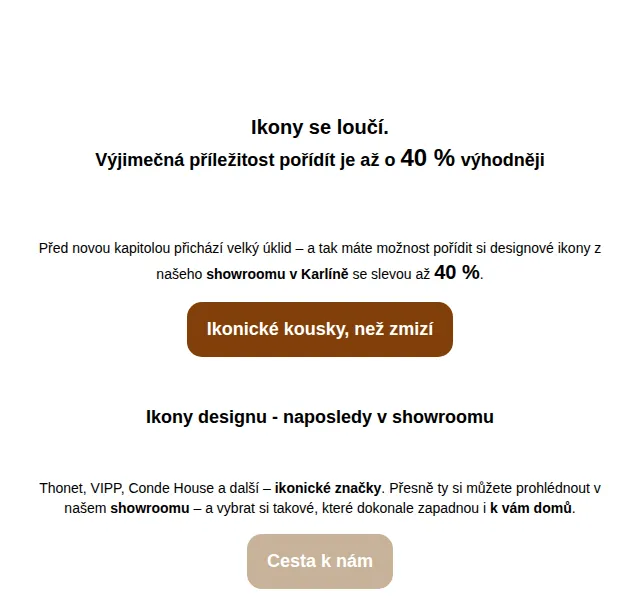 Stockist: výprodej ikon designu – sleva až 40 % | červenec 2026 | Nuslet.cz