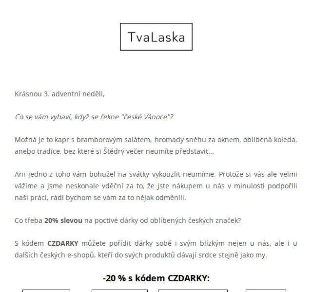 Niki a Ctirad z TvaLaska: Sleva 20 % na české značky – prosinec 2026 | Nuslet.cz