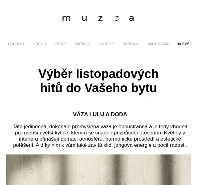 MUZZA: Výběr listopadových hitů do bytu – červen 2026 | Nuslet.cz