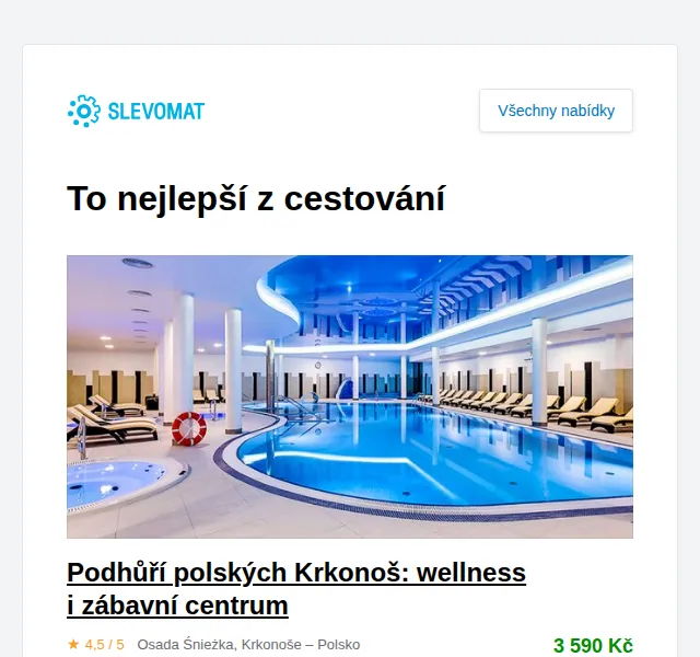 Slevomat: Pobyt v Osadě Śnieżka – wellness i zábavní centrum – červen 2026 | Nuslet.cz