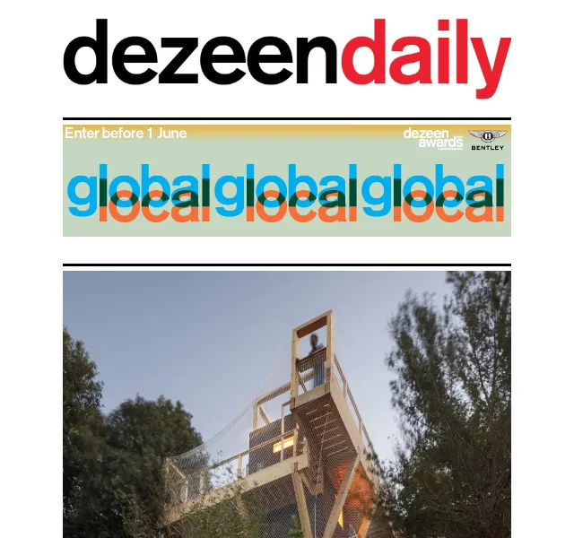 Dezeen Daily: Nová kolekce designu a architektury – červenec 2026 | Nuslet.cz