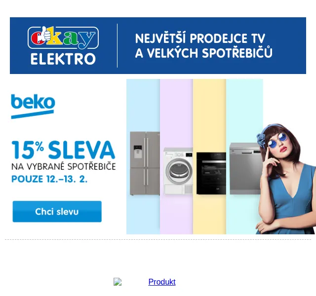 OKAY: Beko spotřebiče – červen 2026 | Nuslet.cz