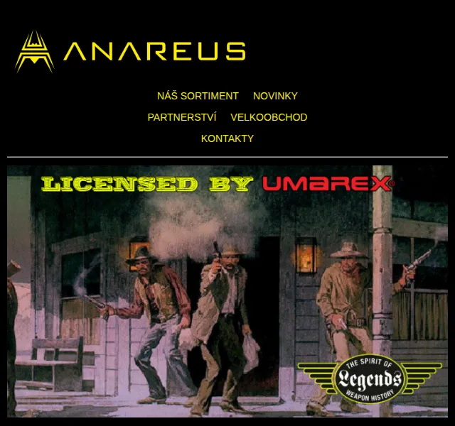 ANAREUS: Revolvery Legends na CO2 – červenec 2026 | Nuslet.cz