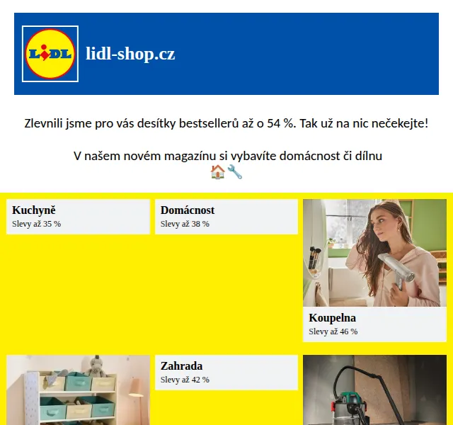 Lidl: Únorový magazín se slevou až 54 % – únor 2025 | Nuslet.cz