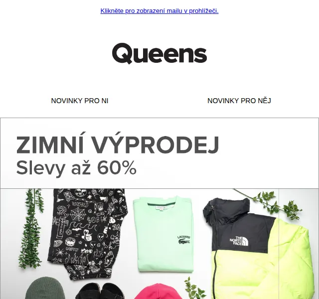 Queens: Výprodej až 60 % – červen 2026 | Nuslet.cz