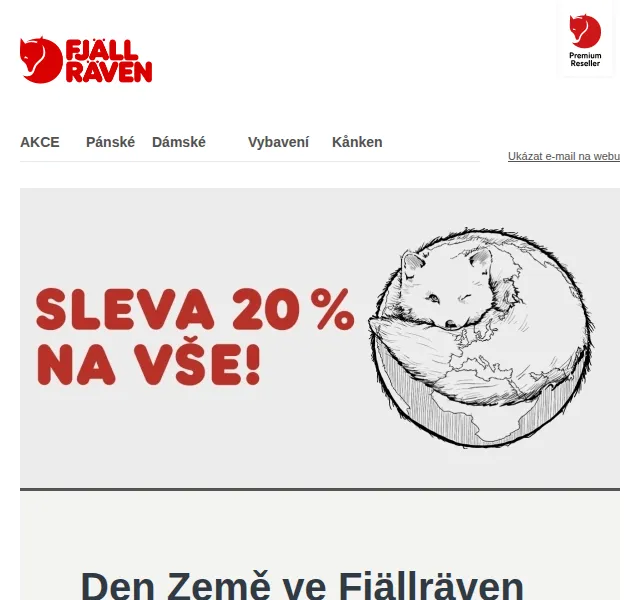 Fjallraven-shop: 20% sleva na Den Země – červen 2026 | Nuslet.cz