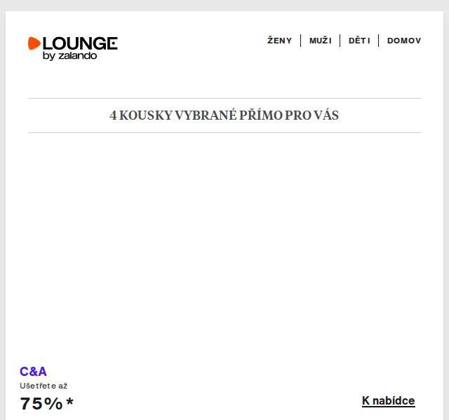 Lounge by Zalando: C&A, bugatti, Reebok – červen 2026 | Nuslet.cz