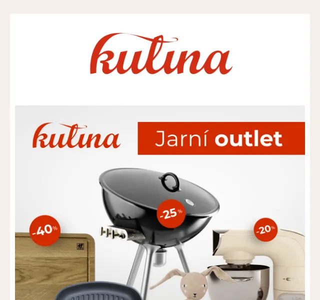 KULINA: Jarní výprodej outletu – červen 2026 | Nuslet.cz
