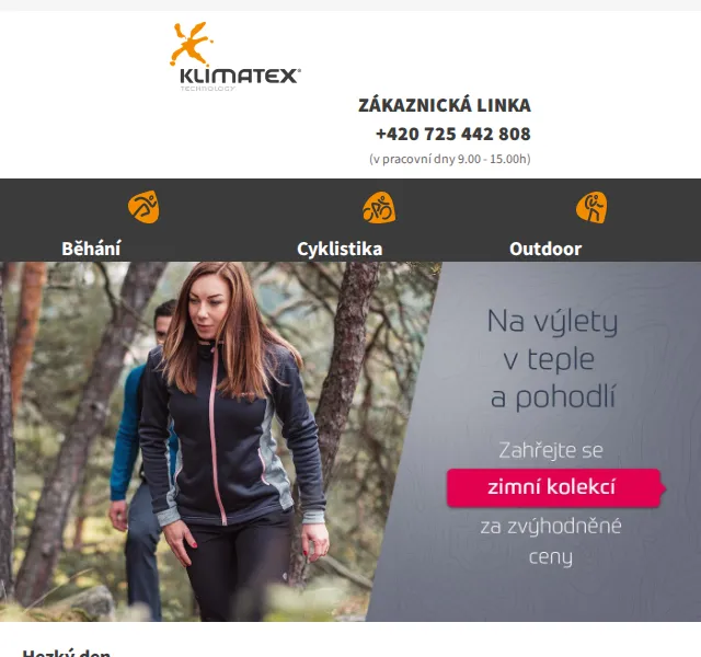 KLIMATEX: Zimní výprodej – až 35 % sleva – červen 2026 | Nuslet.cz