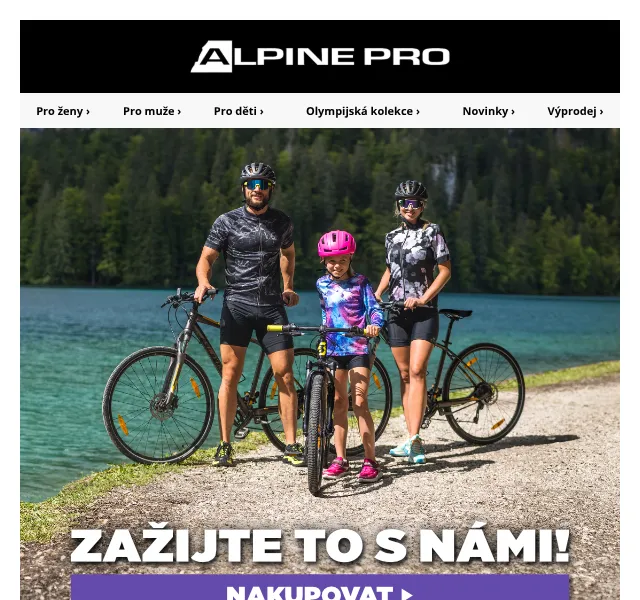 ALPINE PRO: Cyklistická výbava pro rodinu – květen 2026