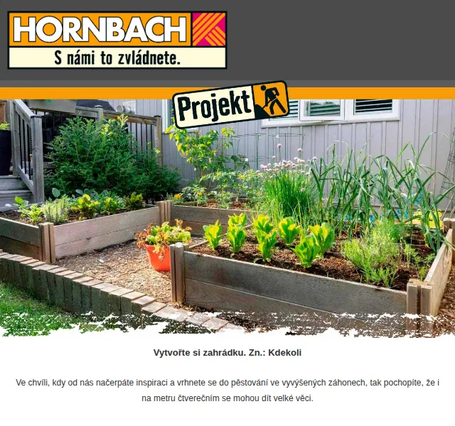 HORNBACH: Vyvýšené záhony – červen 2026 | Nuslet.cz