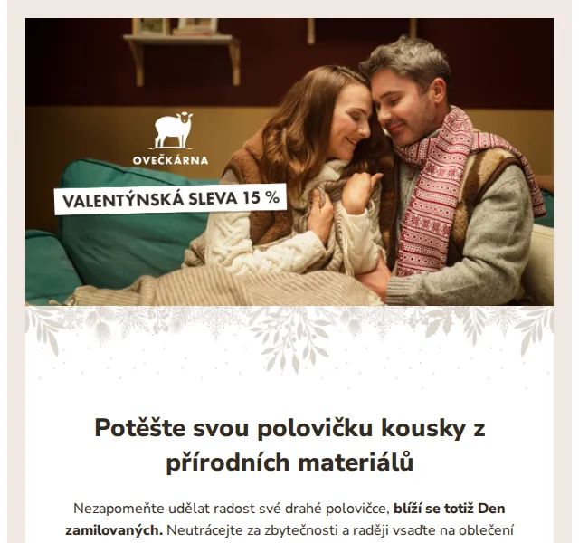 Ovečkárna: Valentýnská sleva 15 % – únor 2024 | Nuslet.cz