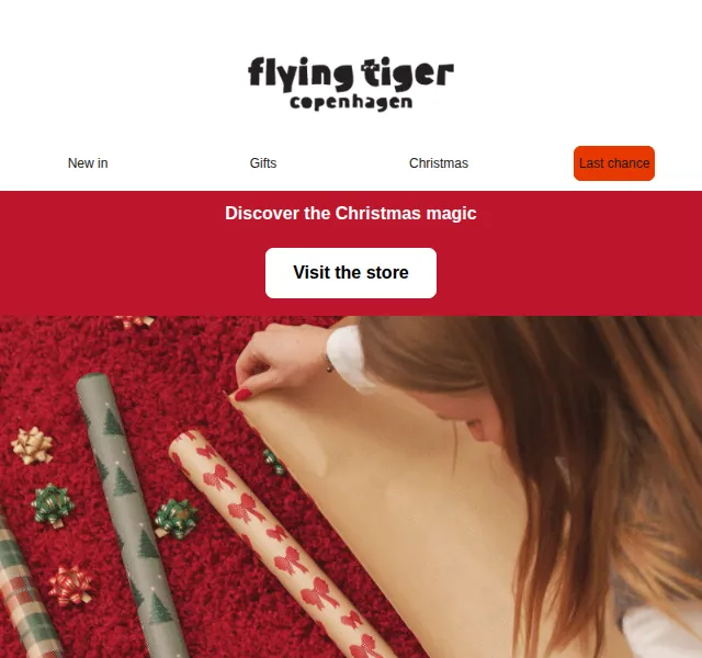 Flying Tiger Copenhagen: Vánoční balení dárků – červenec 2026 | Nuslet.cz