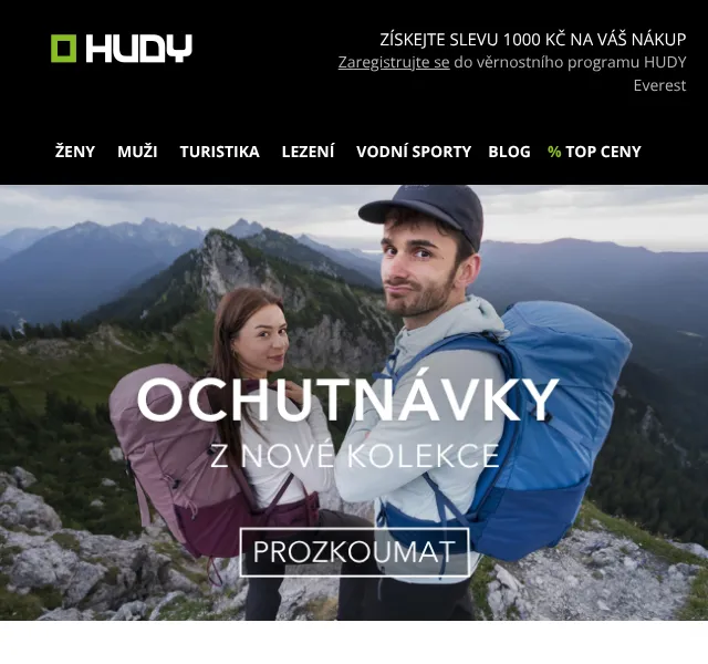 Hudy: Podzimní kolekce – slevový kód 1000 Kč